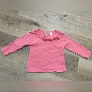 CARTERS Toddler Girls Top Ruffle Long Sleeve